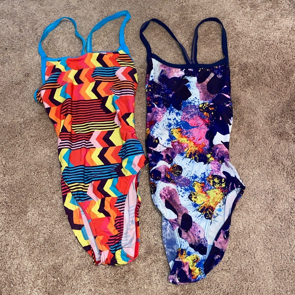 2 Arena open back swim suits